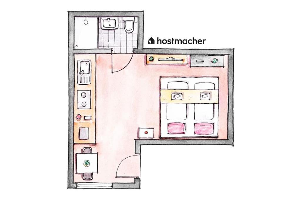Chic Studio By City Center By Hm Vienne Extérieur photo